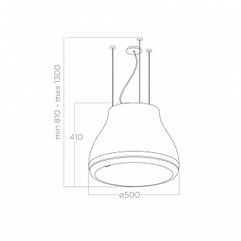 картинка Кухонная вытяжка Elica ELICA SHINING CAST IRON/F/50  картинка Кухонная вытяжка Elica ELICA SHINING CAST IRON/F/50