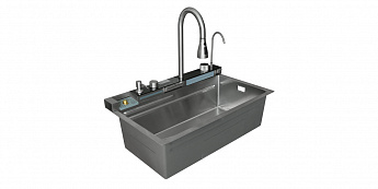 картинка Мойка Premial FLAGMAN SATIN PRODIGY комплект 