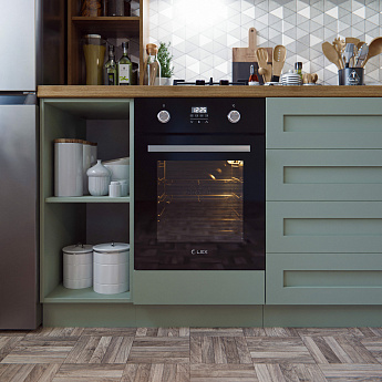 картинка Духовой шкаф Lex EDP 4590 BL черный 
