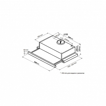 картинка Кухонная вытяжка Korting KHP 6617 RN 
