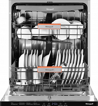 картинка Посудомоечная машина встраиваемая Weissgauff BDW 6038 D Autoopen 