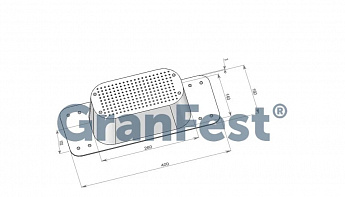 картинка Коландер Granfest пластик 