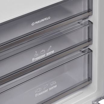 картинка Встраиваемый холодильник Maunfeld MBF193NFW1GR Inverter  картинка Встраиваемый холодильник Maunfeld MBF193NFW1GR Inverter