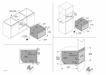 картинка Электрический духовой шкаф с функцией СВЧ Asko OCM8464S 