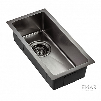 картинка Мойка для кухни Emar EMB-126А PVD Nano Dark  картинка Мойка для кухни Emar EMB-126А PVD Nano Dark