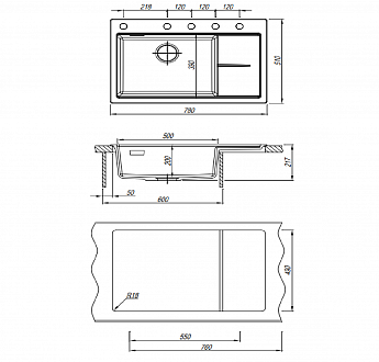 картинка Мойка Florentina РОССАНА-780 