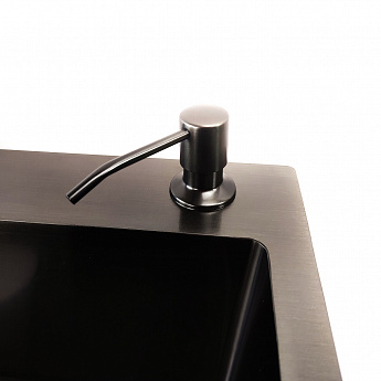 картинка Комплект Emar PVD DARK (мойка и дозатор) 