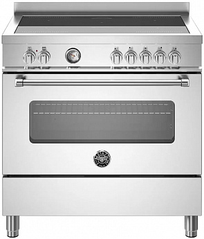 картинка Комбинированная кухонная плита Bertazzoni MAS95I1EXT нержавеющая сталь 
