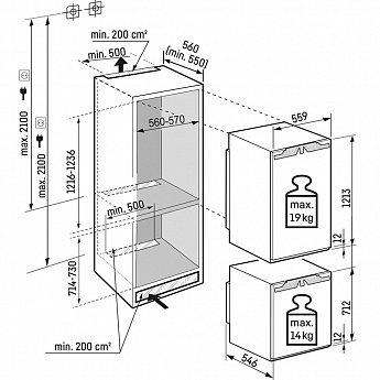 картинка Встраиваемый холодильник Liebherr IXRF 5655-23 001 