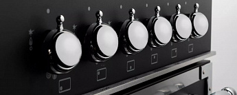 картинка Комбинированная кухонная плита Bertazzoni HER126G2ENET чёрная 