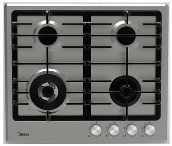 картинка Газовая варочная панель Midea MG645TX нержавеющая сталь  картинка Газовая варочная панель Midea MG645TX нержавеющая сталь
