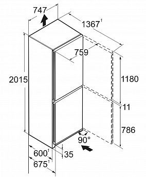 картинка Отдельностоящий холодильник Liebherr CND 7723 