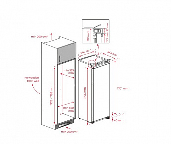 картинка Морозильная камера вертикальная Teka RSF 73360 FI 