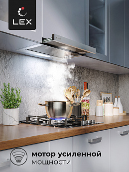 картинка Кухонная вытяжка Lex HONVER 600 INOX  картинка Кухонная вытяжка Lex HONVER 600 INOX