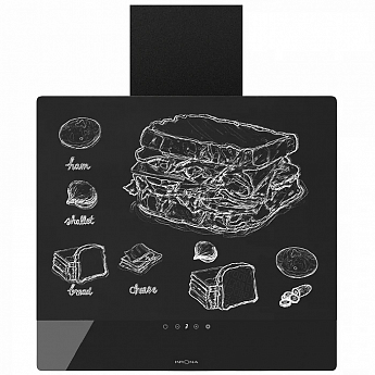 картинка Кухонная вытяжка Krona DOMENIKA 600 BLACK S 