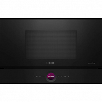 картинка Микроволновая печь встраиваемая Bosch BFL9221B1 черный 