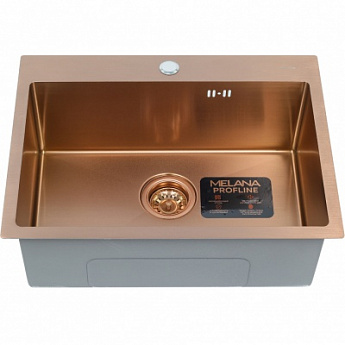 картинка Мойка для кухни Melana D6045HC PROFLINE бронза  картинка Мойка для кухни Melana D6045HC PROFLINE бронза