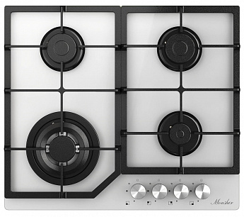 картинка Газовая варочная панель Monsher MGG 63 Blanc 