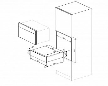 картинка Подогреватель посуды Smeg CPR915X  картинка Подогреватель посуды Smeg CPR915X
