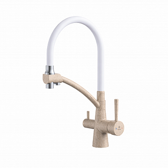 картинка Смеситель Gerdamix BROOKS (Fl) white 