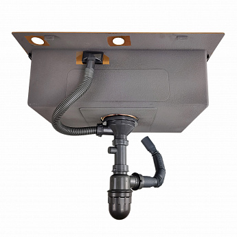 картинка Комплект Emar PVD COPPERY (мойка и дозатор) 