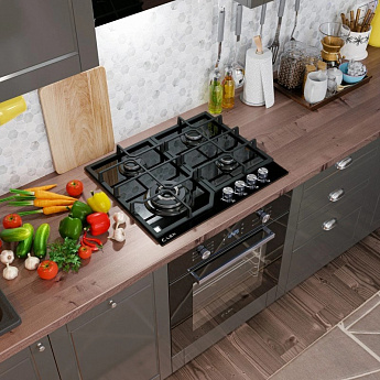 картинка Варочная панель Lex GVG 640-1 BL  картинка Варочная панель Lex GVG 640-1 BL