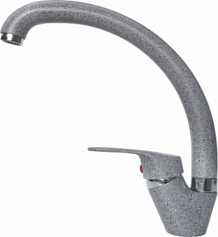 картинка Смеситель Gerdamix ROSADO (GR) серый 