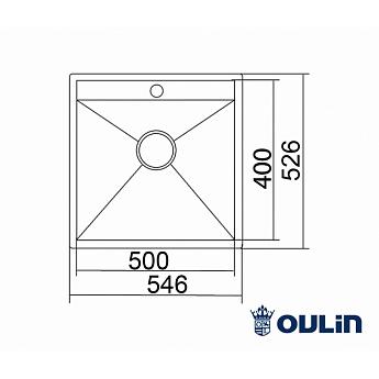 картинка Мойка для кухни Oulin OL-F121X  картинка Мойка для кухни Oulin OL-F121X