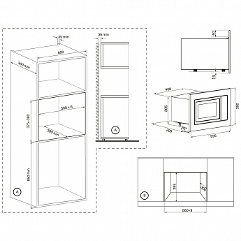 картинка Микроволновая печь Krona WINDEN 60 BL 