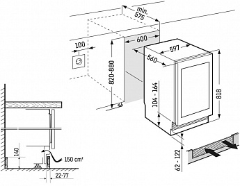картинка Встраиваемый винный шкаф Liebherr UWpri 3661-20 001 