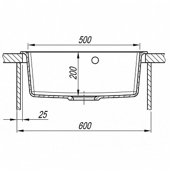 картинка Мойка для кухни Dr. Gans НИКА-570 