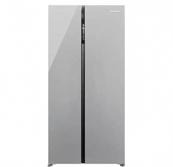 картинка Полувстраиваемый холодильник Kuppersberg RFSN 1990 SG серебро 