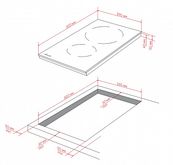 картинка Электрическая варочная панель Monsher MHE 34 
