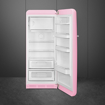 картинка Отдельностоящий холодильник Smeg FAB28RPK5  картинка Отдельностоящий холодильник Smeg FAB28RPK5