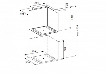 картинка Кухонная вытяжка Bertazzoni KUD40PRO1XA 