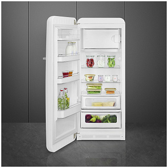 картинка Отдельностоящий холодильник Smeg FAB28LWH5  картинка Отдельностоящий холодильник Smeg FAB28LWH5