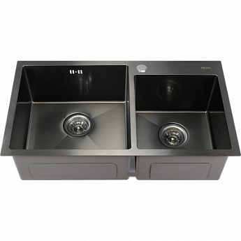 картинка Мойка для кухни Melana S7843HB PROFLINE графит  картинка Мойка для кухни Melana S7843HB PROFLINE графит