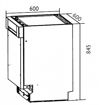 картинка Посудомоечная машина Monsher MDF 6045  картинка Посудомоечная машина Monsher MDF 6045