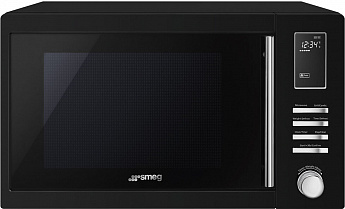 картинка Микроволновая печь Smeg MOE25B тёмная нержавеющая сталь 