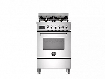 картинка Комбинированная кухонная плита Bertazzoni PRO64L1EXT нержавеющая сталь 