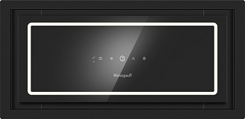 картинка Кухонная вытяжка Weissgauff Quadra 600 Touch Black Glass 