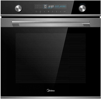 картинка Электрический духовой шкаф с функцией СВЧ Midea MO86000MGB  картинка Электрический духовой шкаф с функцией СВЧ Midea MO86000MGB