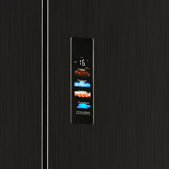 картинка Полувстраиваемый холодильник Maunfeld MFF190NFDSB графит 