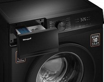 картинка Стиральная машина Weissgauff WM 39106 Inverter Steam Black 