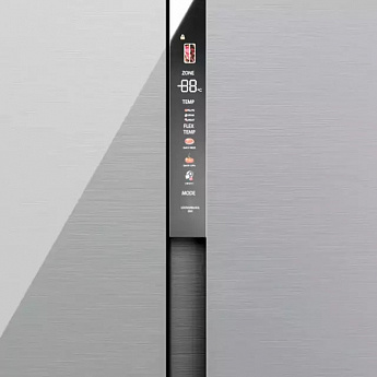 картинка Полувстраиваемый холодильник Kuppersberg RFSN 1990 SG серебро 