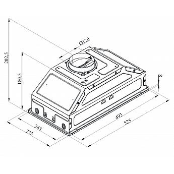 картинка Кухонная вытяжка Monsher INHIT 60 Noir 
