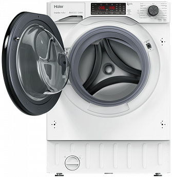 картинка Стиральная машина с сушкой Haier HWDQ90B416FWB-RU 