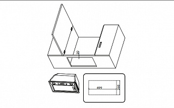картинка Кухонная вытяжка Kuppersberg INLINEA 60 B черный 