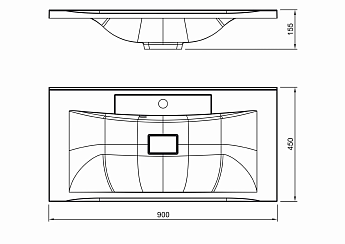 картинка Раковина Florentina Прима 900 