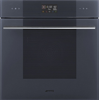 картинка Электрический духовой шкаф с СВЧ Smeg SO6102M2G Neptune grey  картинка Электрический духовой шкаф с СВЧ Smeg SO6102M2G Neptune grey